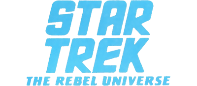 Star Trek The Rebel Universe logo for Commodore 64